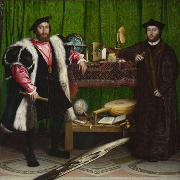 Holbein's painting 'The Ambassadors)