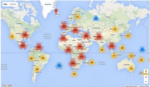 alumni map