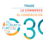 logo foro, Making Trade Work for the Environment, Prosperity and Resilience