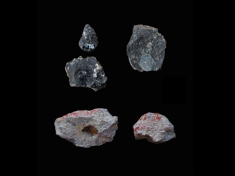 The earliest evidence of trade: non-local pigments found in Kenya.