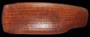 Rongorongo glyphs