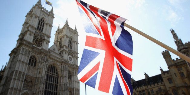 Flag, United Kingdom Flag, Architecture, Building, Clock Tower, Tower