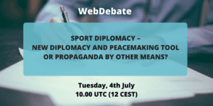 WebDebate - Sport Diplomacy Tw