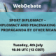 WebDebate - Sport Diplomacy Tw