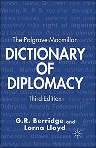 poster, The Palgrave Macmillan Dictionary of Diplomacy