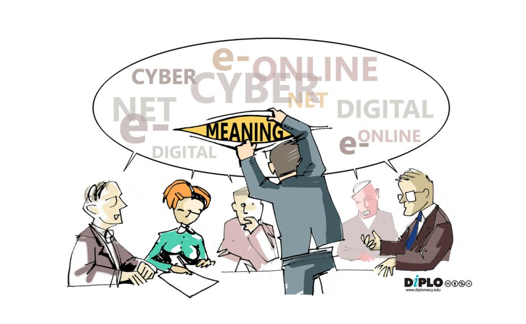 Cloud with various prefixes such as cyber, digital and online.
