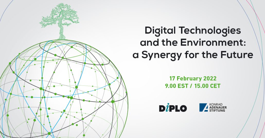 Banner for event: Digital Technologies and the Environment: a Synergy for the Future