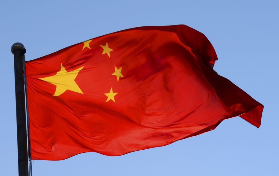 The Chinese flag