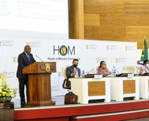 Opening of Annual Meeting of South African ambassadors
