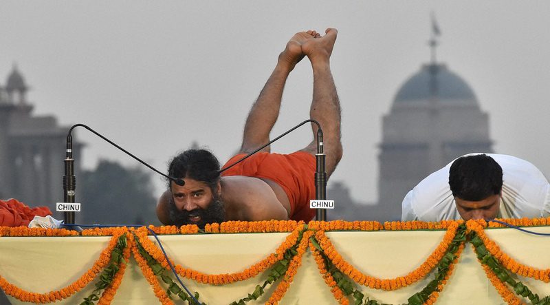 Yoga camp at Rajpath ahead of IYD